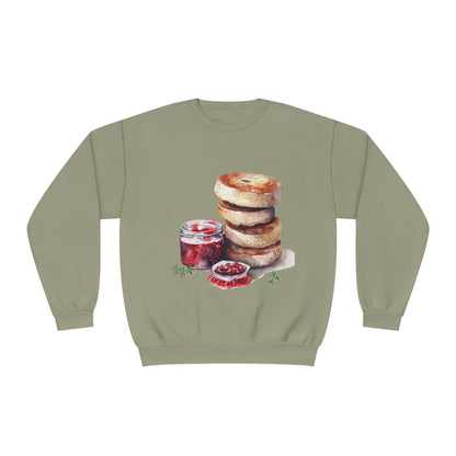 Unisex NuBlend® Crewneck Sweatshirt - British Royal Feast Opulent Dining Fit for Royalty