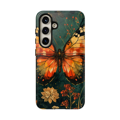 Butterfly Phone Case – Tough Cases for Nature Lovers, Floral Design, Butterfly Art, Unique Gift, Eco-Friendly Protection