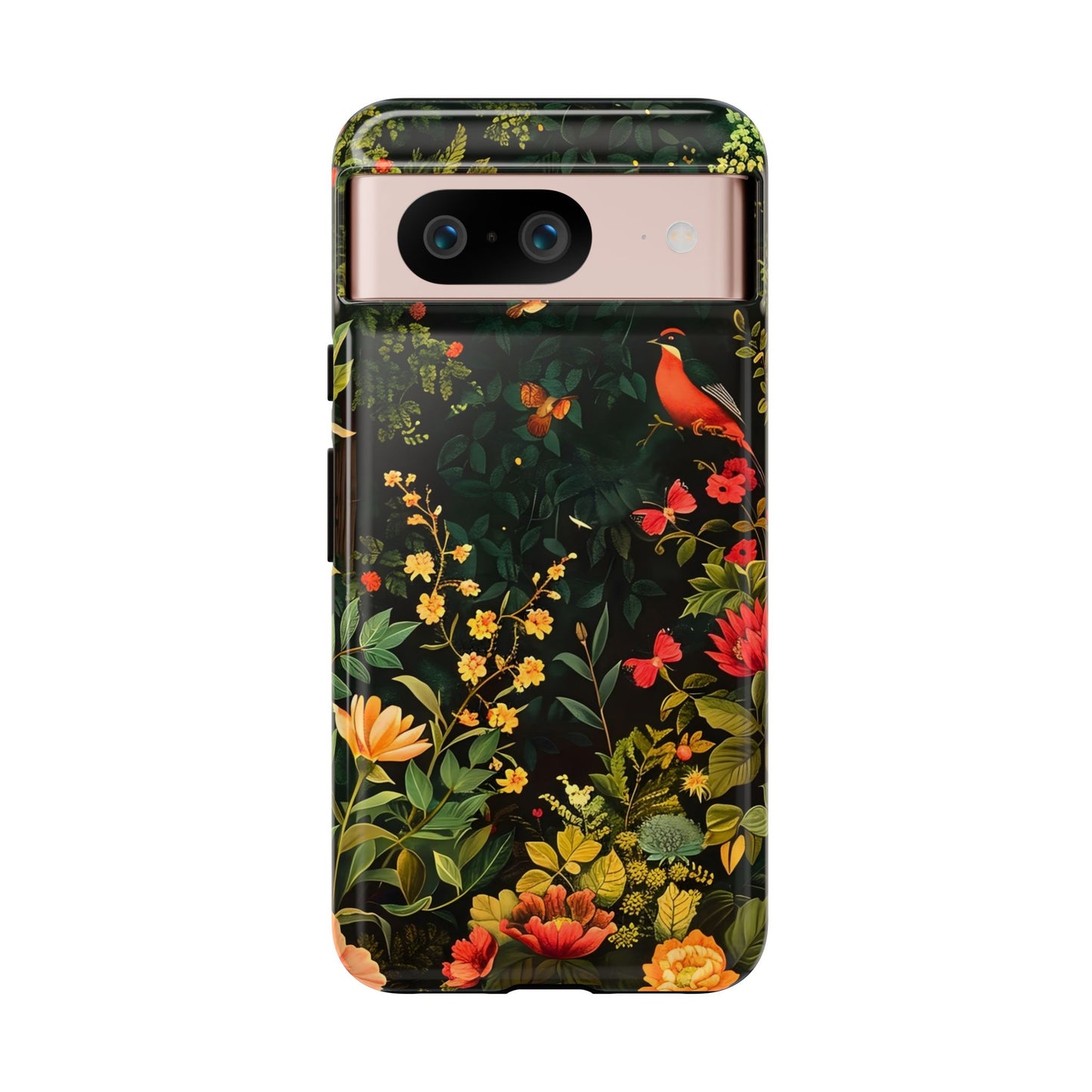 Floral Tough Phone Case, Nature-Inspired Design, Ideal for Garden Lovers, Gift for Birthdays, Christmas, Eco-Friendly Accessory