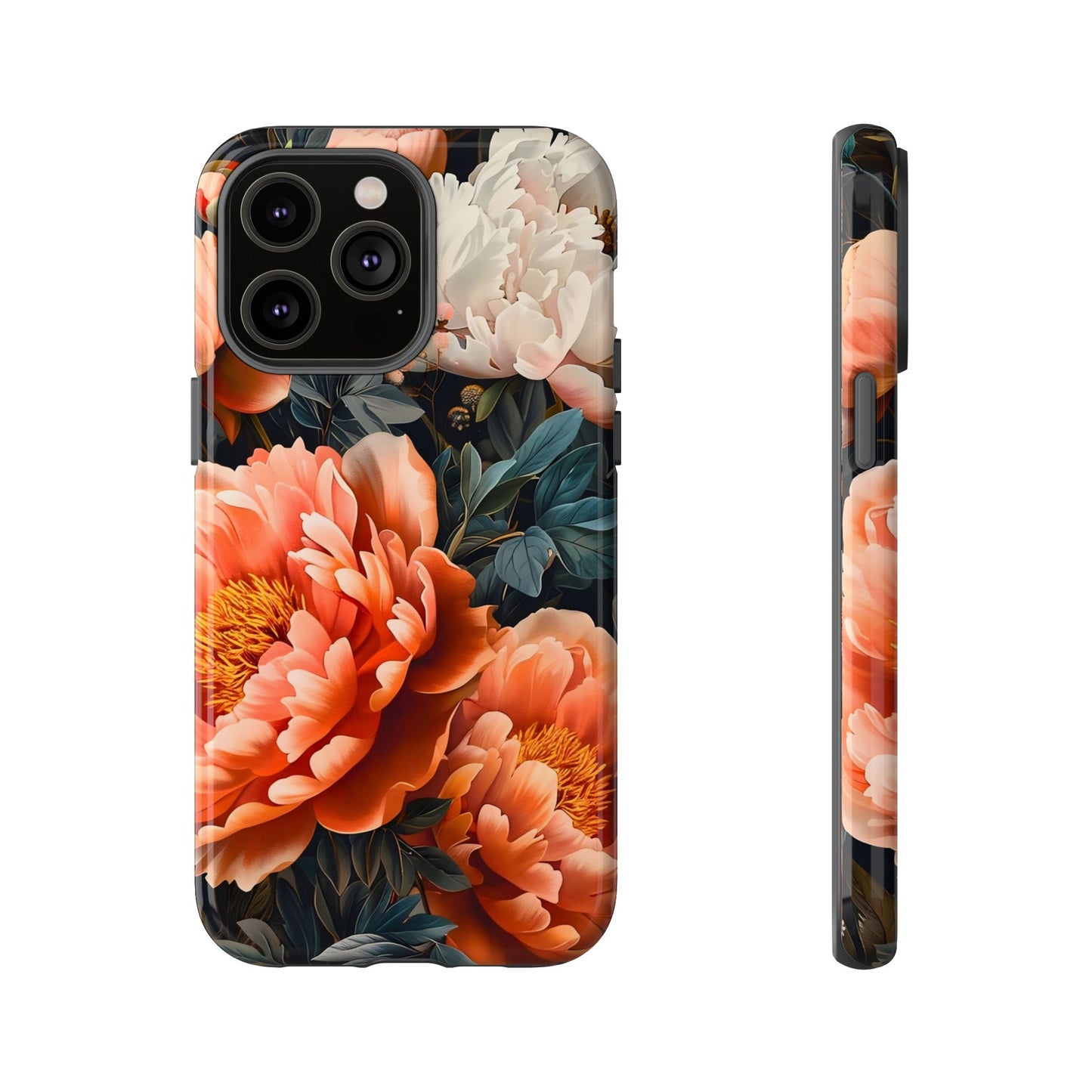 Floral Phone Case - Tough Cases, Durable Cover, Flower Design, Unique Gift, Phone Accessories