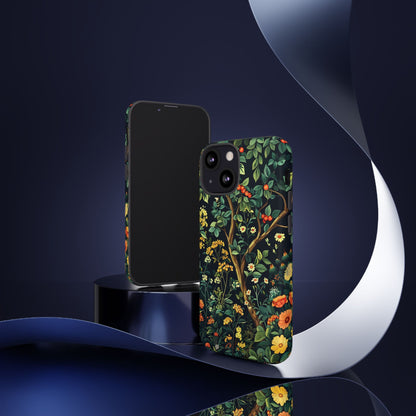 Floral Phone Case - Tough Cases, Colorful Nature Design, Gift for Flower Lovers, Phone Accessory, Unique Cell Phone Cover