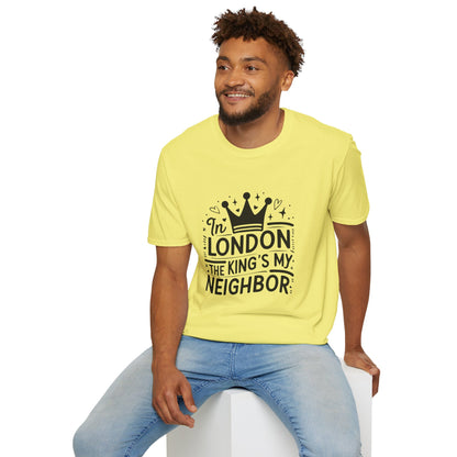 In London's The Kings My Neighbour Unisex Softstyle T-Shirt