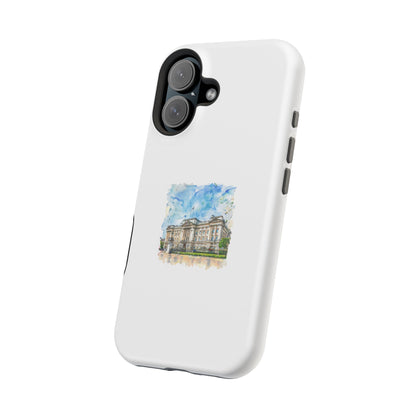 Artistic Magnetic Phone Case, Custom Tough Case, Unique Phone Cover, Gift for Travelers, Landscape Design, Protective Case