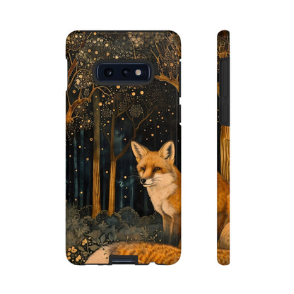 Fox Forest Phone Case, Cool Tough Case for Animal Lovers, Nature Themed Accessory, Unique Gifts for Her, Wildlife Protection