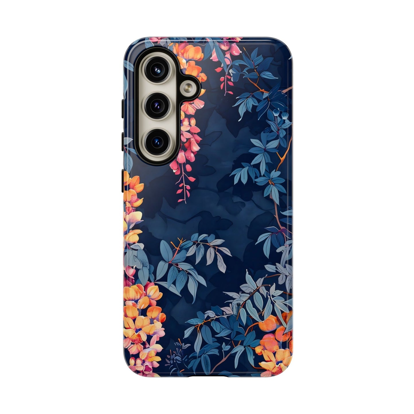 Floral iPhone Case, Tough Phone Cover, Gift for Her, Nature Lover Accessory, Spring Decor, Unique Floral Design