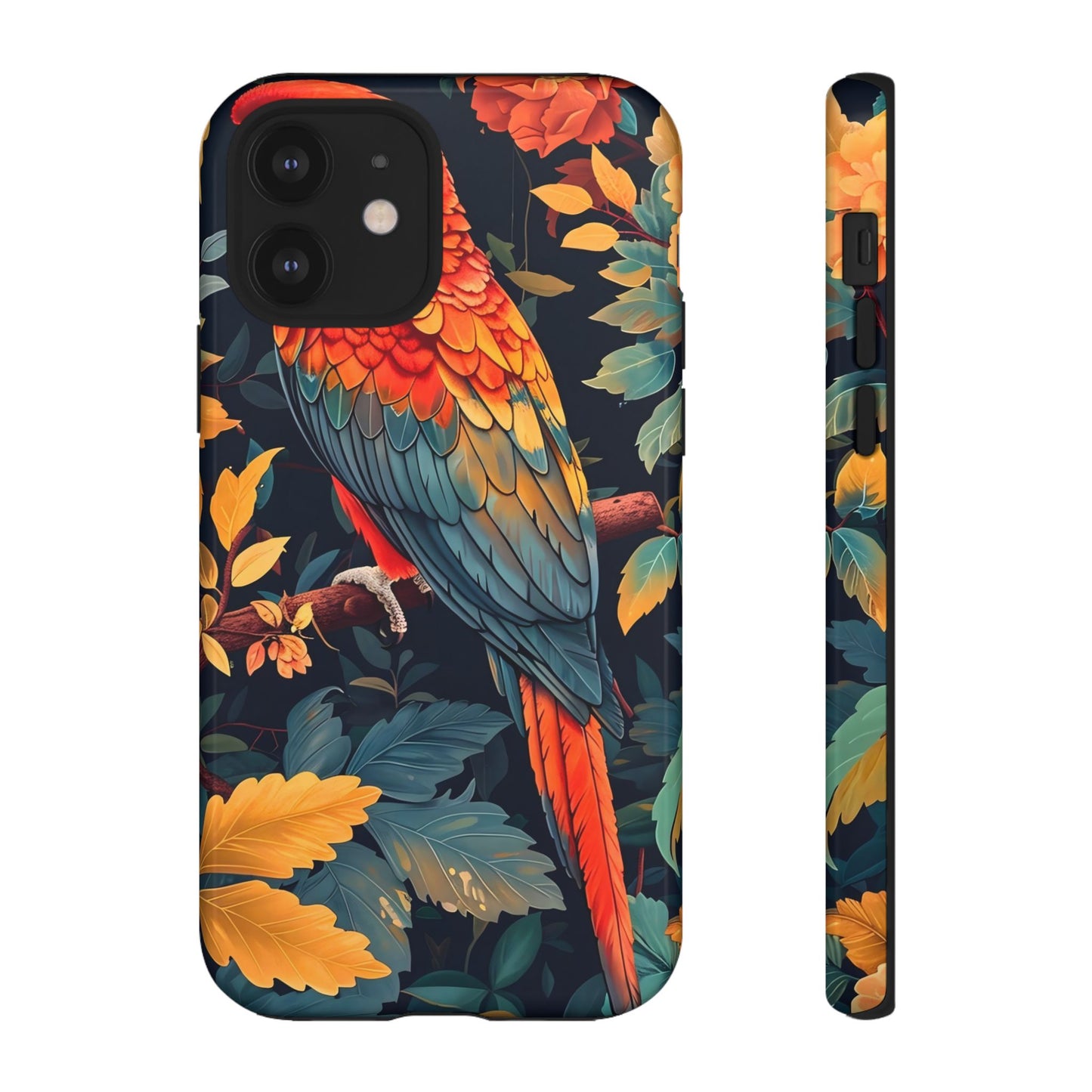Vibrant Parrot Phone Case - Tough, Stylish, Nature-Inspired, Tropical, Wildlife, Perfect Gift, Summer Vibes