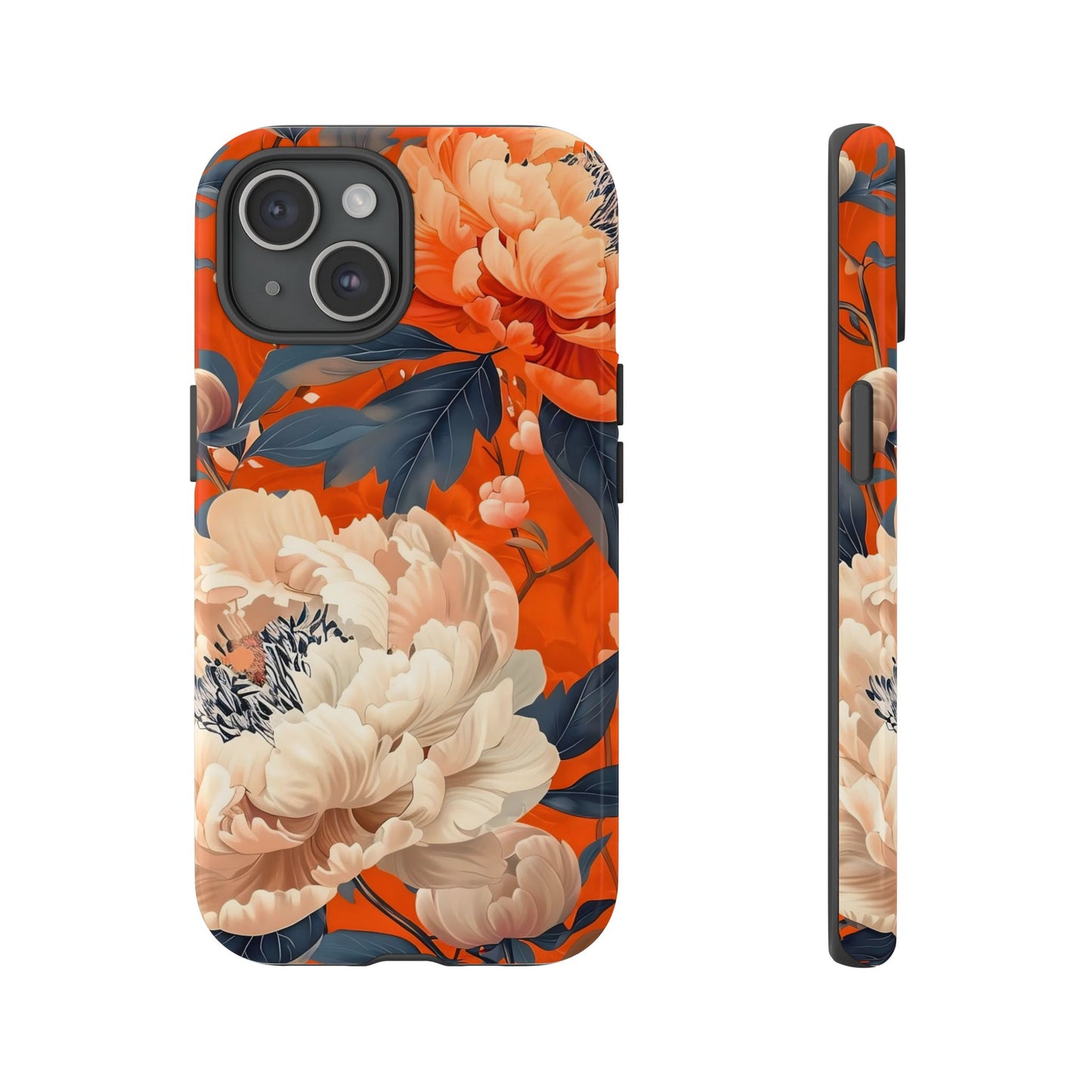 Floral Tough Case, Durable Floral Phone Case, Stylish Protection Case, Gift for Her, Spring Accessories, Mother’s Day Gift