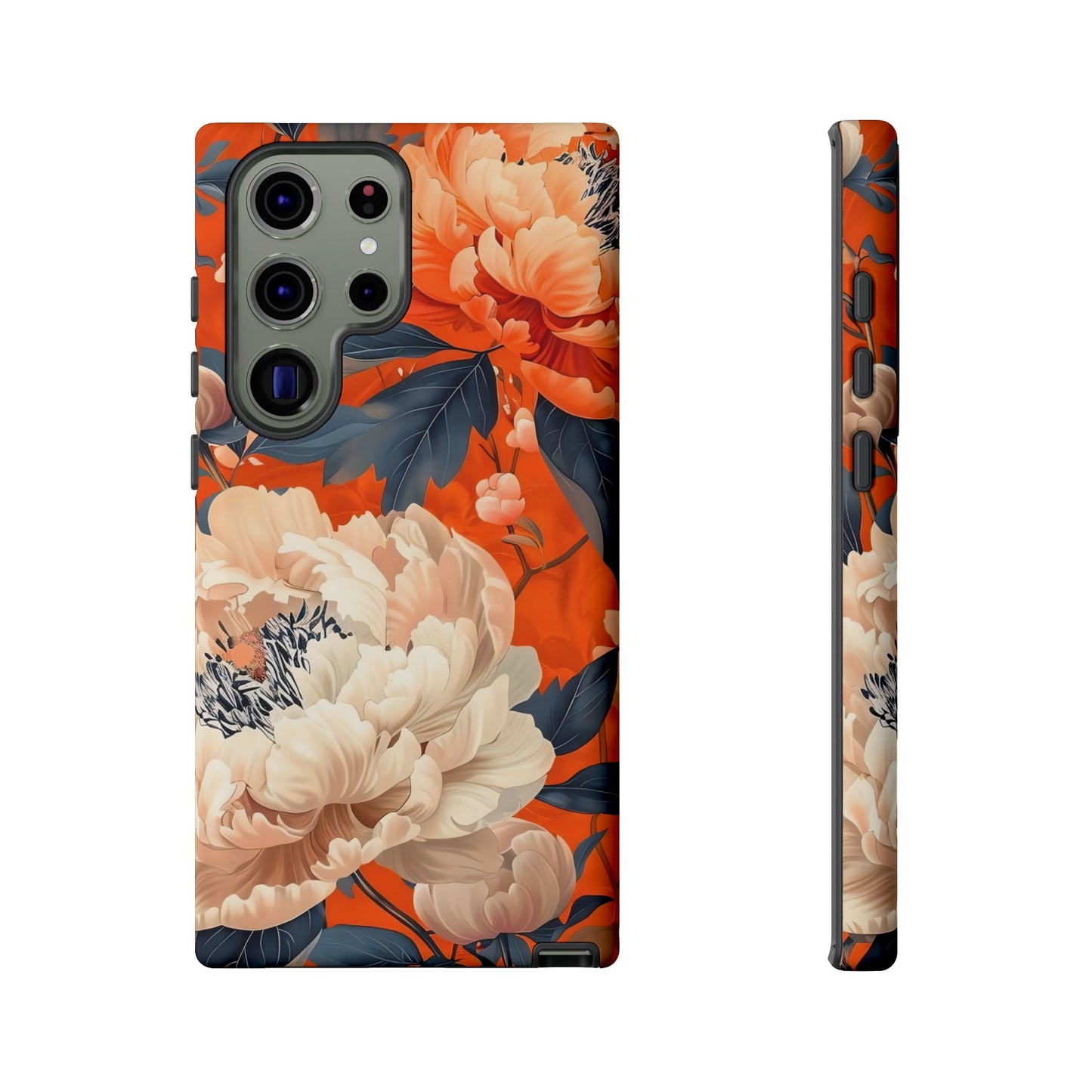 Floral Tough Case, Durable Floral Phone Case, Stylish Protection Case, Gift for Her, Spring Accessories, Mother’s Day Gift