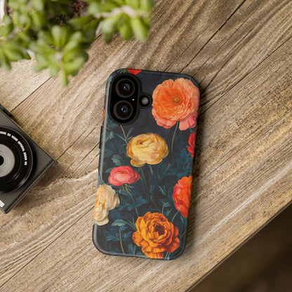 Floral Phone Case, Tough Cases for Phone Protection, Gift for Flower Lovers, Floral Designs, Spring Decor