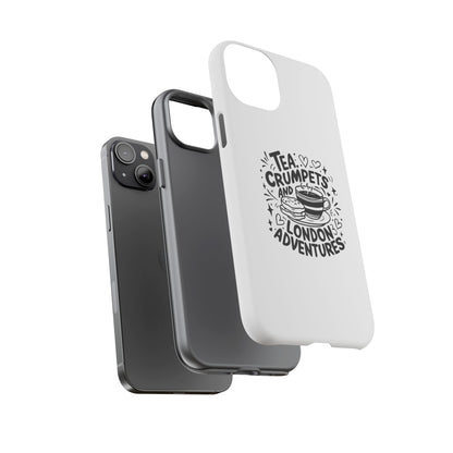 London Adventures Phone Case - Tea & Crumpets Design