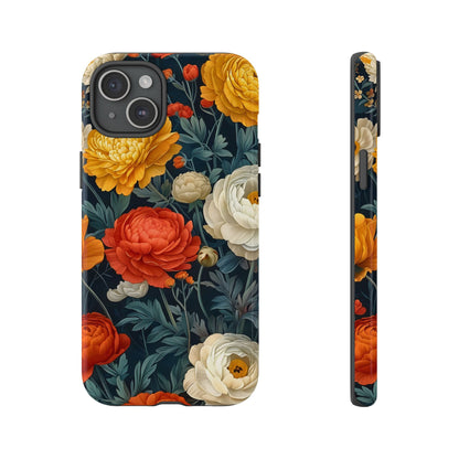 Floral Tough Case for Phones | Durable Floral Phone Cover, Boho Chic, Unique Gift for Her, Phone Protection, Flower Design