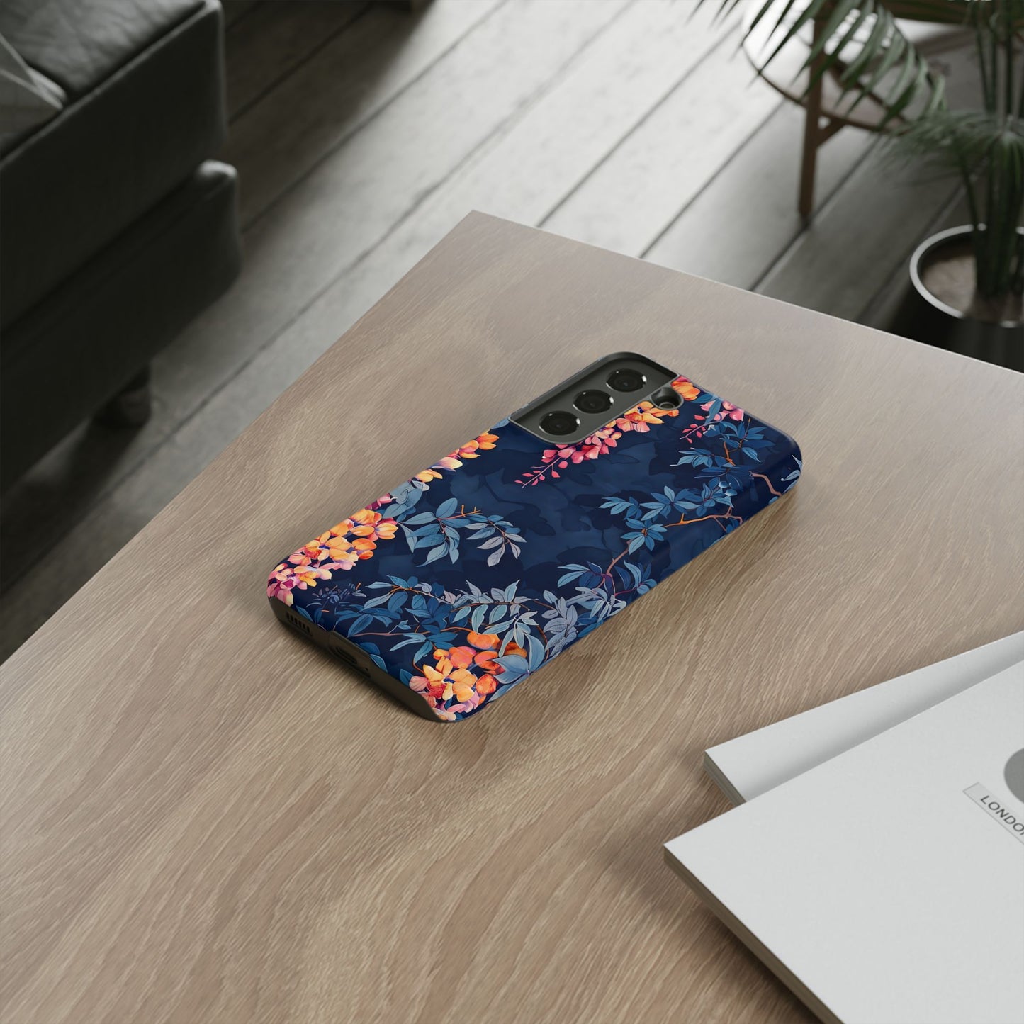 Floral iPhone Case, Tough Phone Cover, Gift for Her, Nature Lover Accessory, Spring Decor, Unique Floral Design