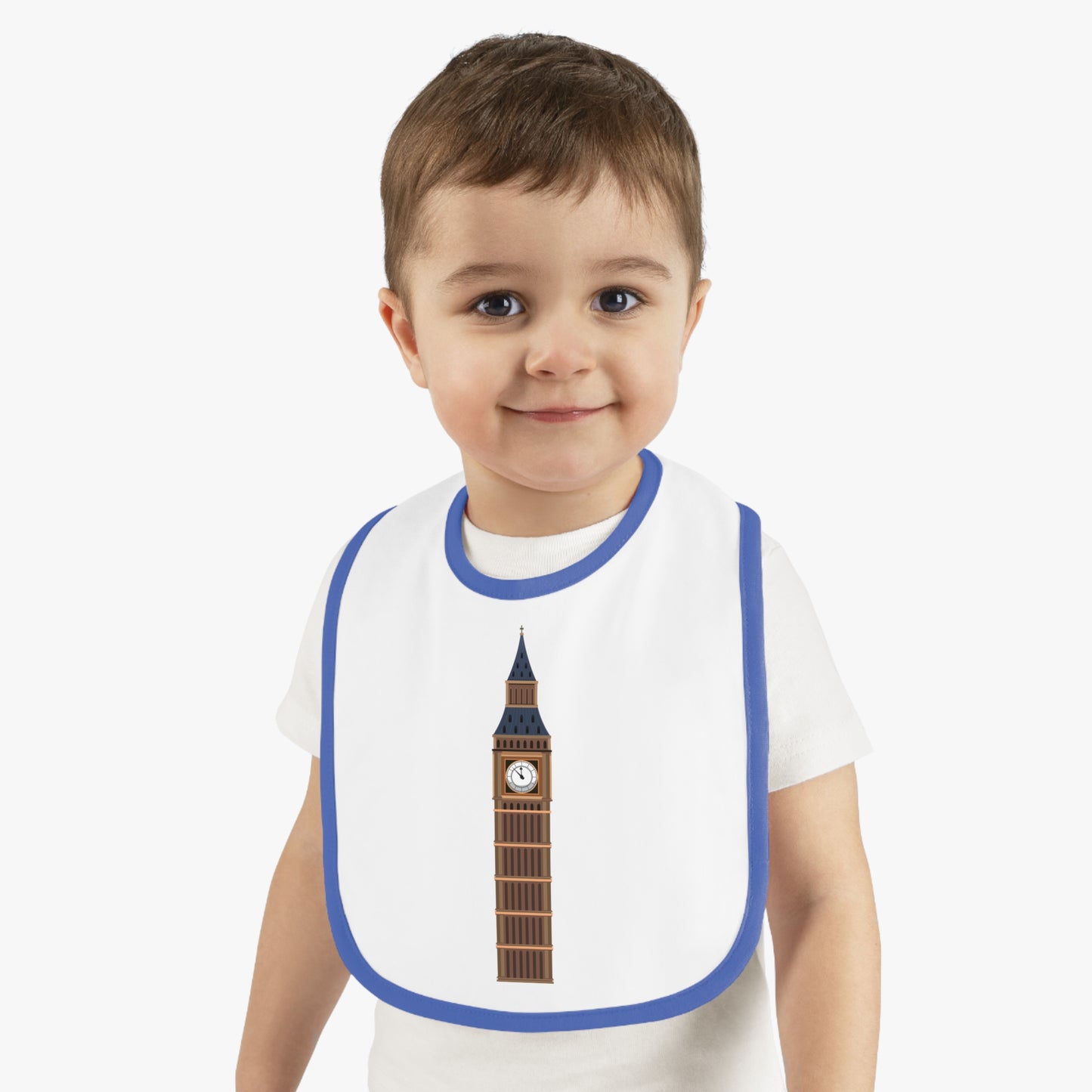 Big Ben Baby Bib, Cute Baby Shower Gift, London Themed Bib, Functional Baby Gear, Fun Feeding Accessory