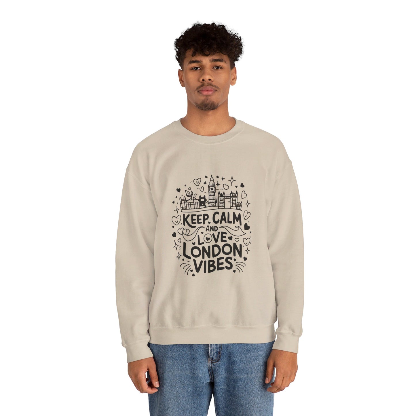 Unisex Heavy Blend™ Crewneck Sweatshirt Trendy - Love London Vibes