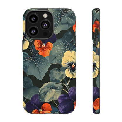 Tough Cases Floral iPhone Case, Tough Phone Cover, Stylish Floral Design, Gift for Her, Summer Vibe, Durable Protective Case