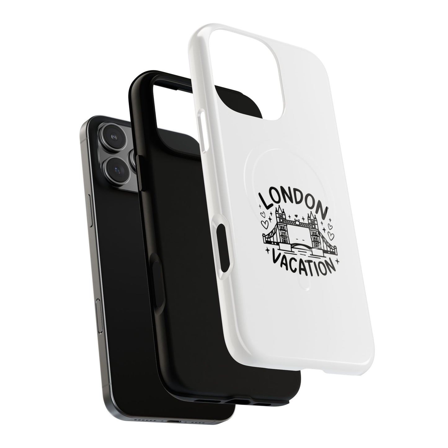 London Vacation Magnetic Case, Unique Phone Cover for Travelers, London Souvenir, Gift for Tourists, Stylish Phone Accessory