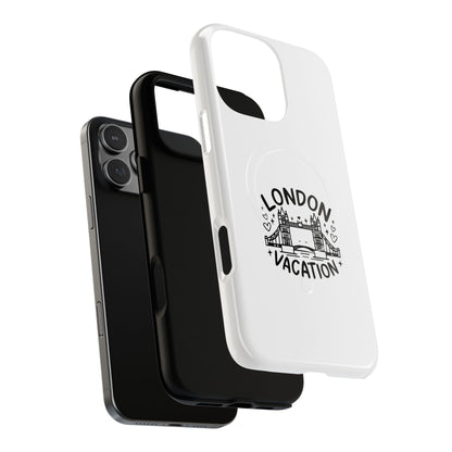 London Vacation Magnetic Case, Unique Phone Cover for Travelers, London Souvenir, Gift for Tourists, Stylish Phone Accessory