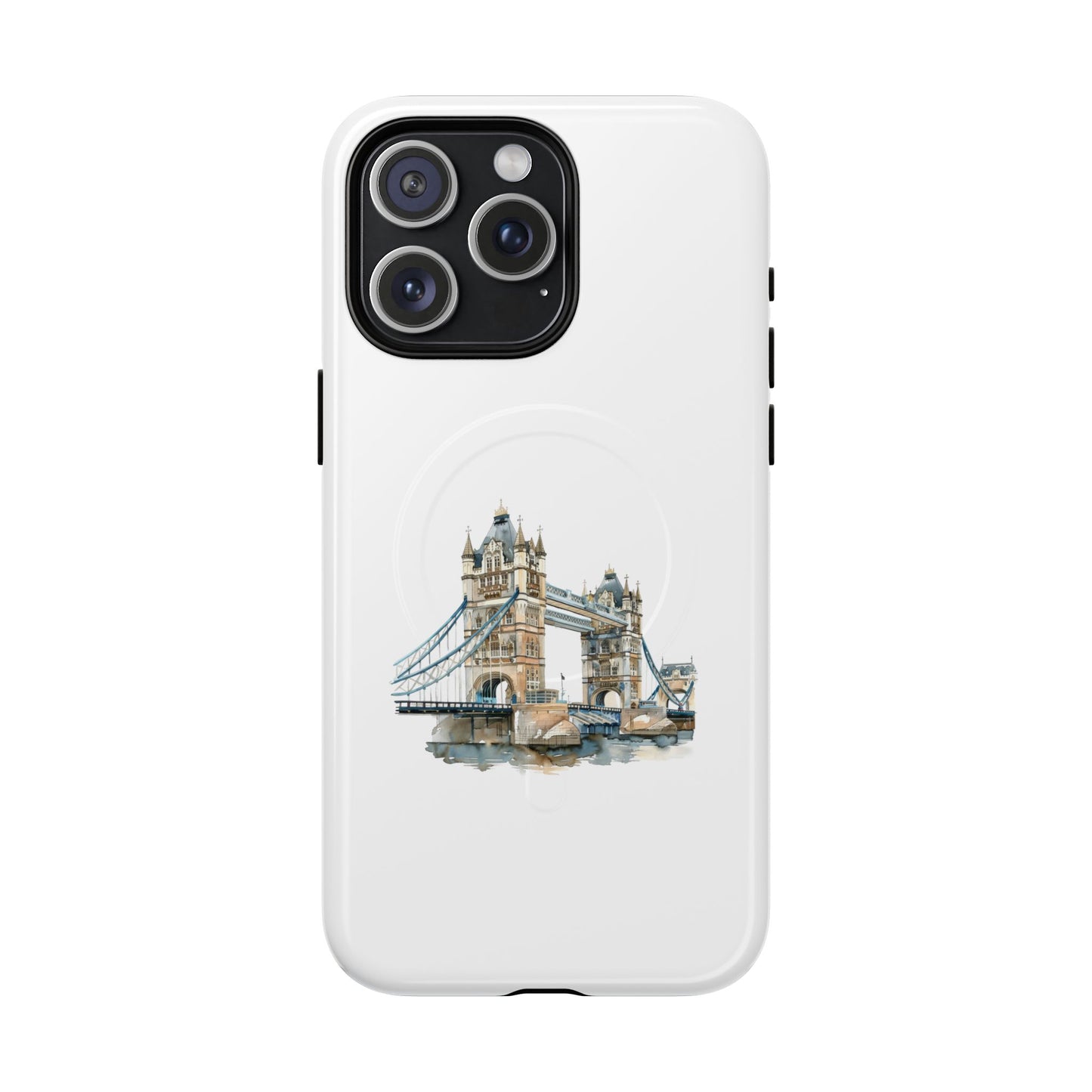 Tough Magnetic Phone Cases with Tower Bridge Design, Durable, Stylish, Unique Gift for Travelers, Perfect for Everyday Use