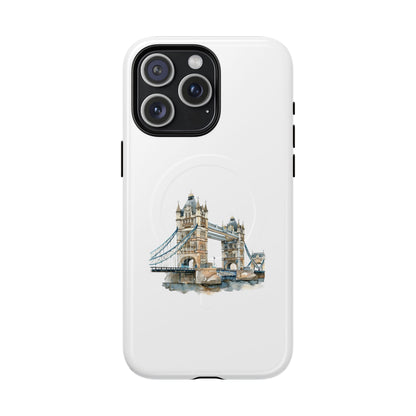 Tough Magnetic Phone Cases with Tower Bridge Design, Durable, Stylish, Unique Gift for Travelers, Perfect for Everyday Use