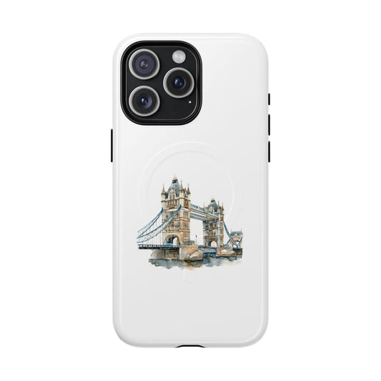 Tough Magnetic Phone Cases with Tower Bridge Design, Durable, Stylish, Unique Gift for Travelers, Perfect for Everyday Use
