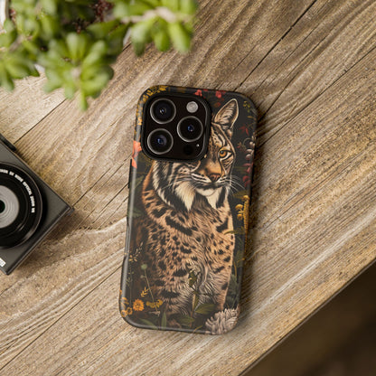 Wildlife Phone Case with Lynx Design, Tough Cases, Animal Lovers Gift, Nature Inspired Accessories, Unique Tech Protection