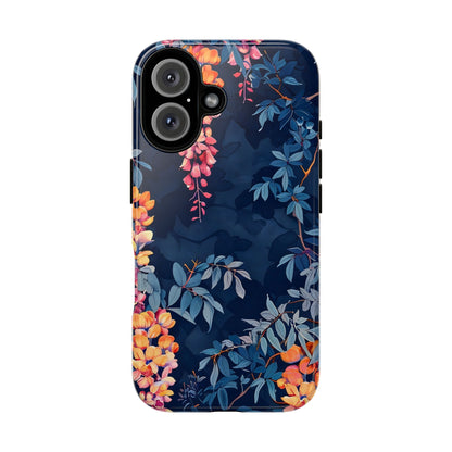 Floral iPhone Case, Tough Phone Cover, Gift for Her, Nature Lover Accessory, Spring Decor, Unique Floral Design