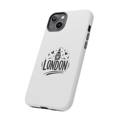 Stylish Phone Case for London Lovers, London Gift, Travel Accessory, Unique Smartphone Case, Cityscape Phone Cover