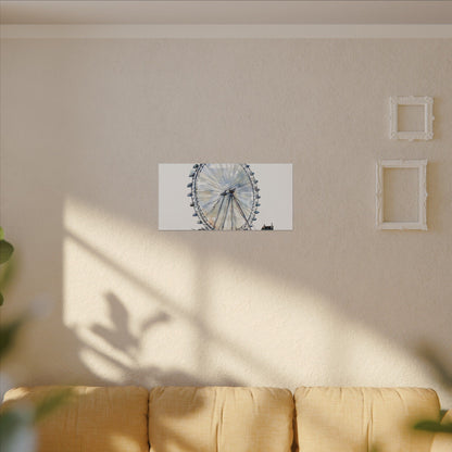 London Eye Canvas Print, Wall Art Decor, Travel Gift, Home Decoration, Unique Art Piece