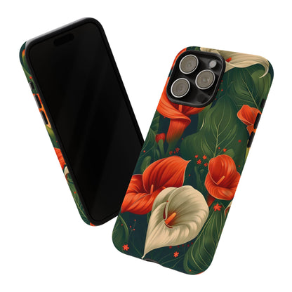 Floral Phone Case, Tough Cases for Stylish Protection, Gift for Her, Nature Lovers, Phone Accessories, Trendy Tech