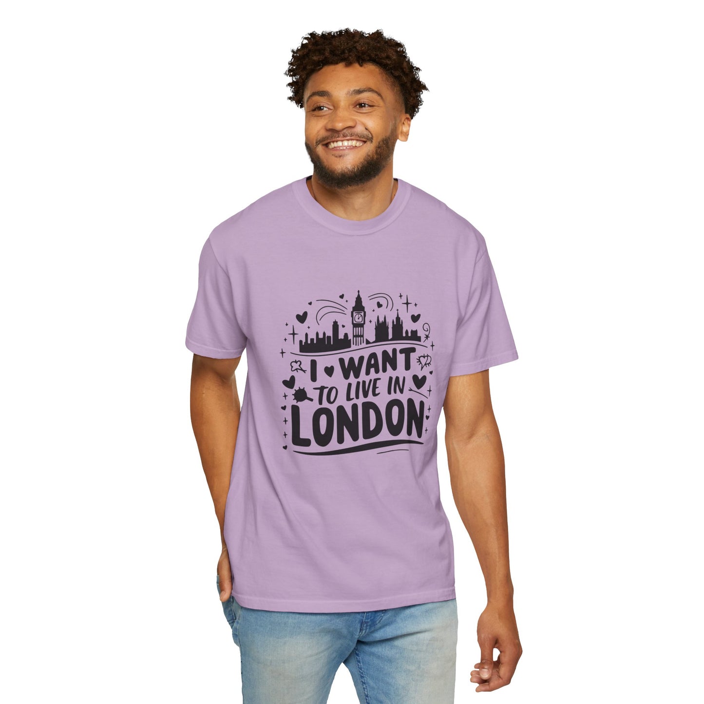 London Vibes Unisex Garment-Dyed T-shirt