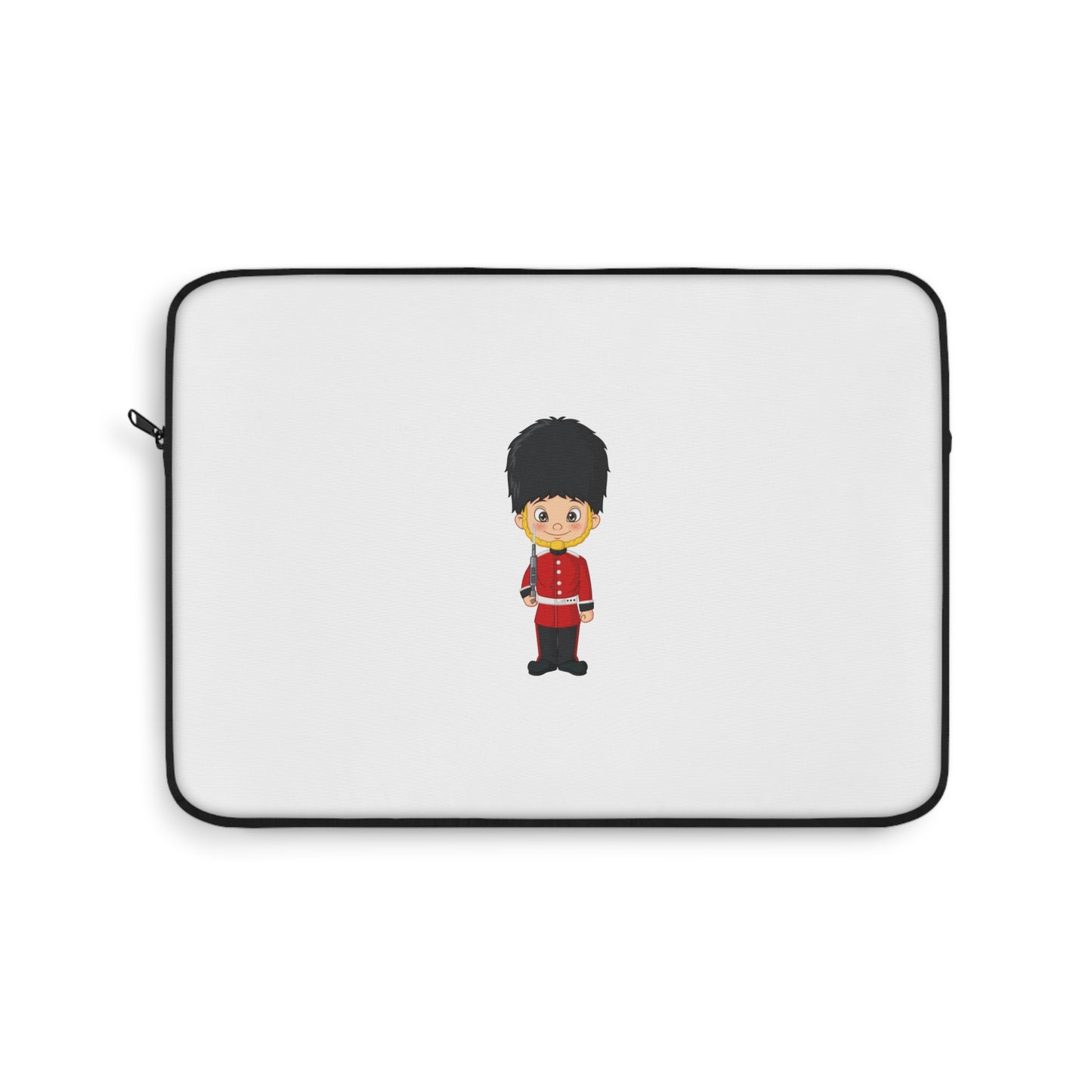 Quirky Soldier Laptop Sleeve | Cute Computer Case for Kids, Fun Gift for Students, Personalized Tech Accessory