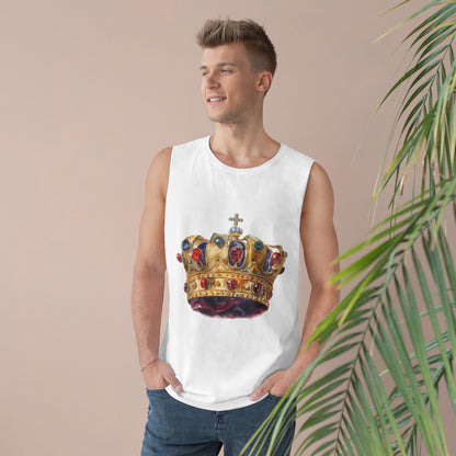 Unisex Barnard Tank -  British Royal Crown - Symbol of Regal Elegance