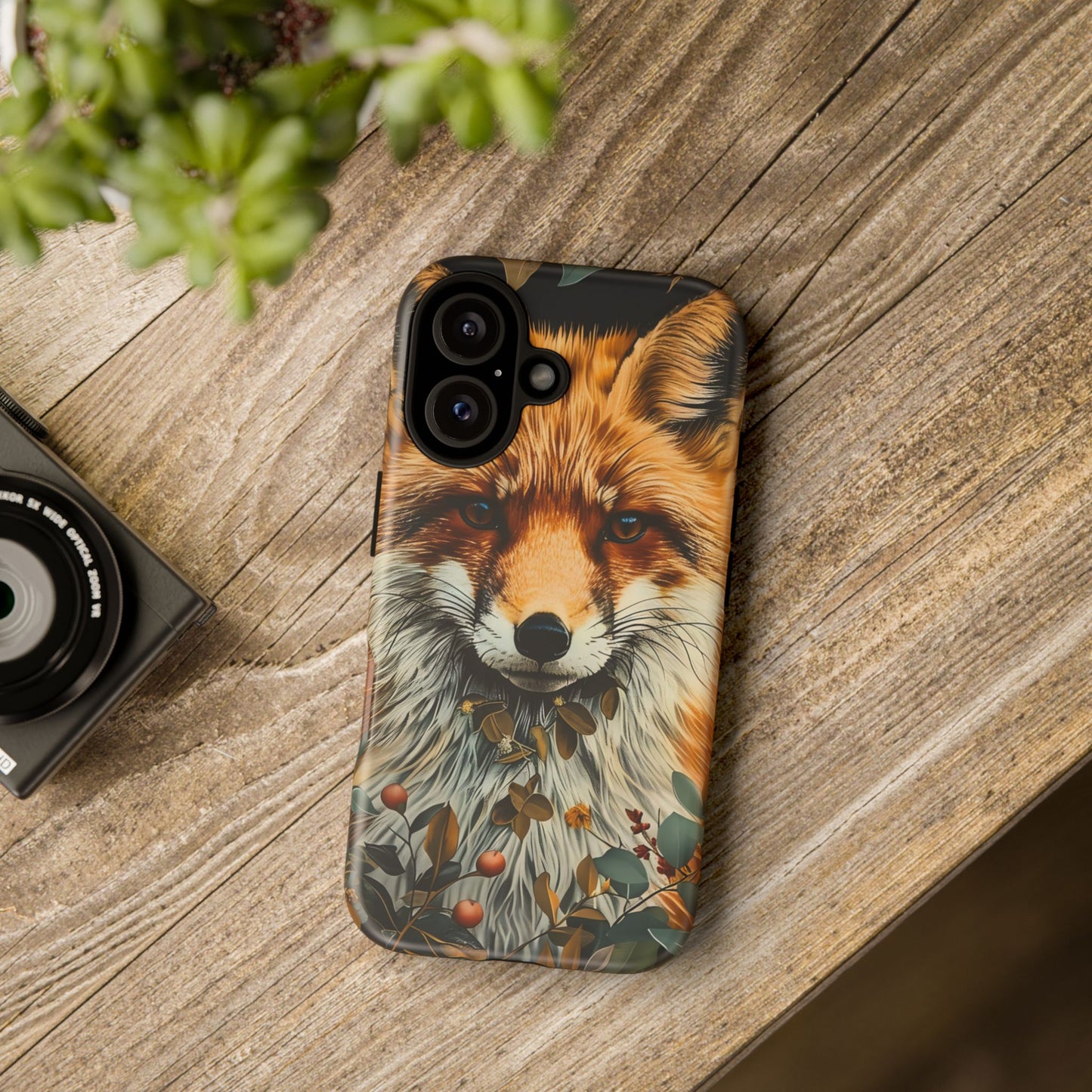 Fox Design Tough Phone Case - Nature Lover's Gift, Wildlife Accessory, Stylish Protection, Eco-Friendly Mobile Cover