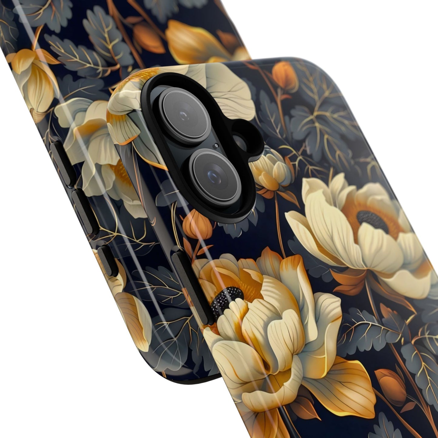 Floral Phone Case - Tough Cases, Stylish Mobile Cover, Flower Design, Holiday Gift, Trendy Accessory, Eco-Friendly Case
