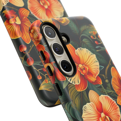 Floral Phone Case - Tough Cases, Protective Cover, Gift for Her, Smartphone Accessory, Floral Design, Nature-Inspired