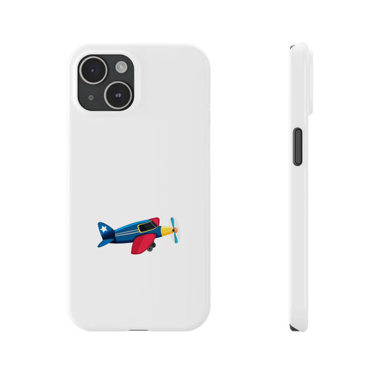 Colorful Airplane Slim Phone Case - Travel Lover's Gift, Airplane Accessories, Unique Phone Cover, Birthday Gift, Everyday Use