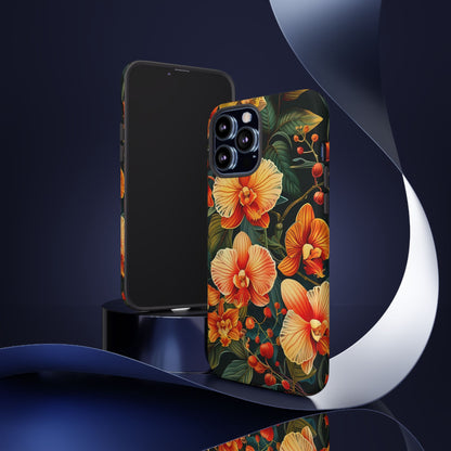 Floral Phone Case - Tough Cases, Protective Cover, Gift for Her, Smartphone Accessory, Floral Design, Nature-Inspired