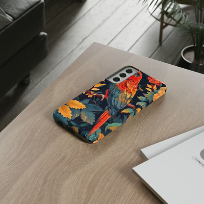 Vibrant Parrot Phone Case - Tough, Stylish, Nature-Inspired, Tropical, Wildlife, Perfect Gift, Summer Vibes