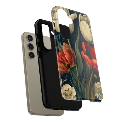 White Flower Tough Cases