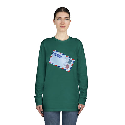 Long Sleeve Crewneck Tee - Classy British Air Mail