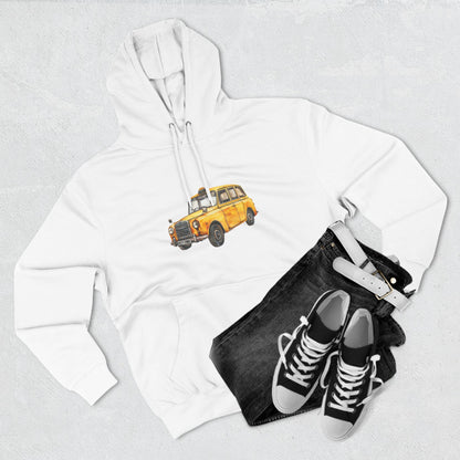 Vintage Car Classical Three-Panel Fleece Hoodie