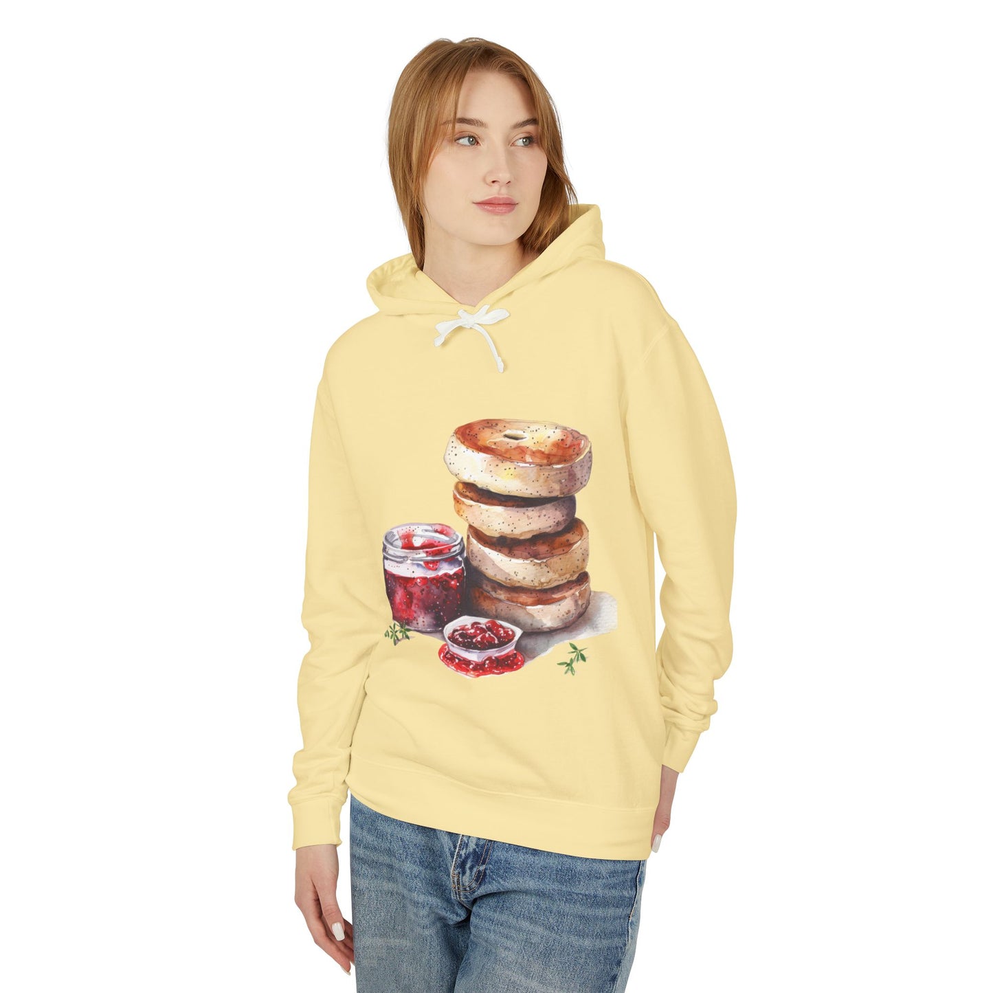 Unisex Lightweight Hooded Sweatshirt - A Taste of the Crown - British Royal Food Heritage