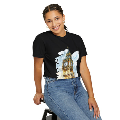 Unisex Garment-Dyed T-shirt - Big Ben - The Heartbeat of London