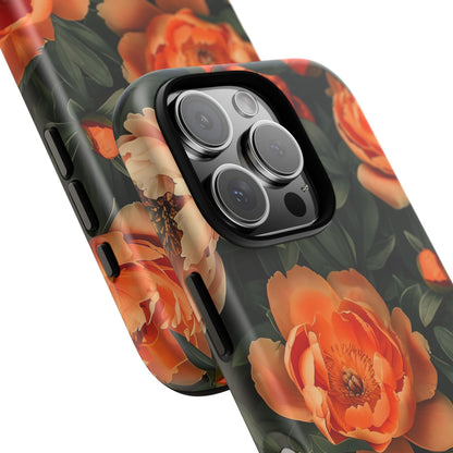 Stylish Floral Phone Case, Tough Cases, Floral Phone Cover, Gift for Her, Spring Accessories, Mother's Day, Phone Protection