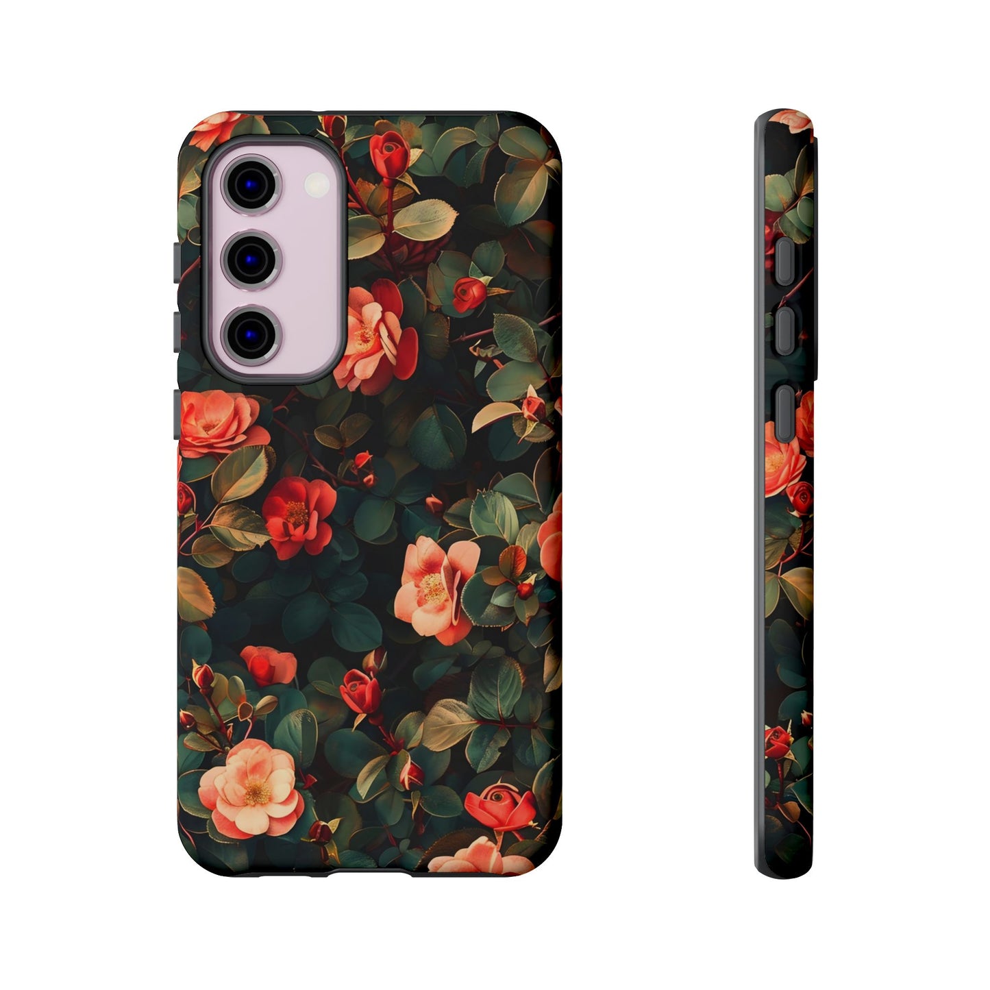 Floral Phone Case - Elegant Floral Design, Tough Protective Case, Perfect Gift for Her, Trendy Phone Accessories, Mother’s Day, Birthday