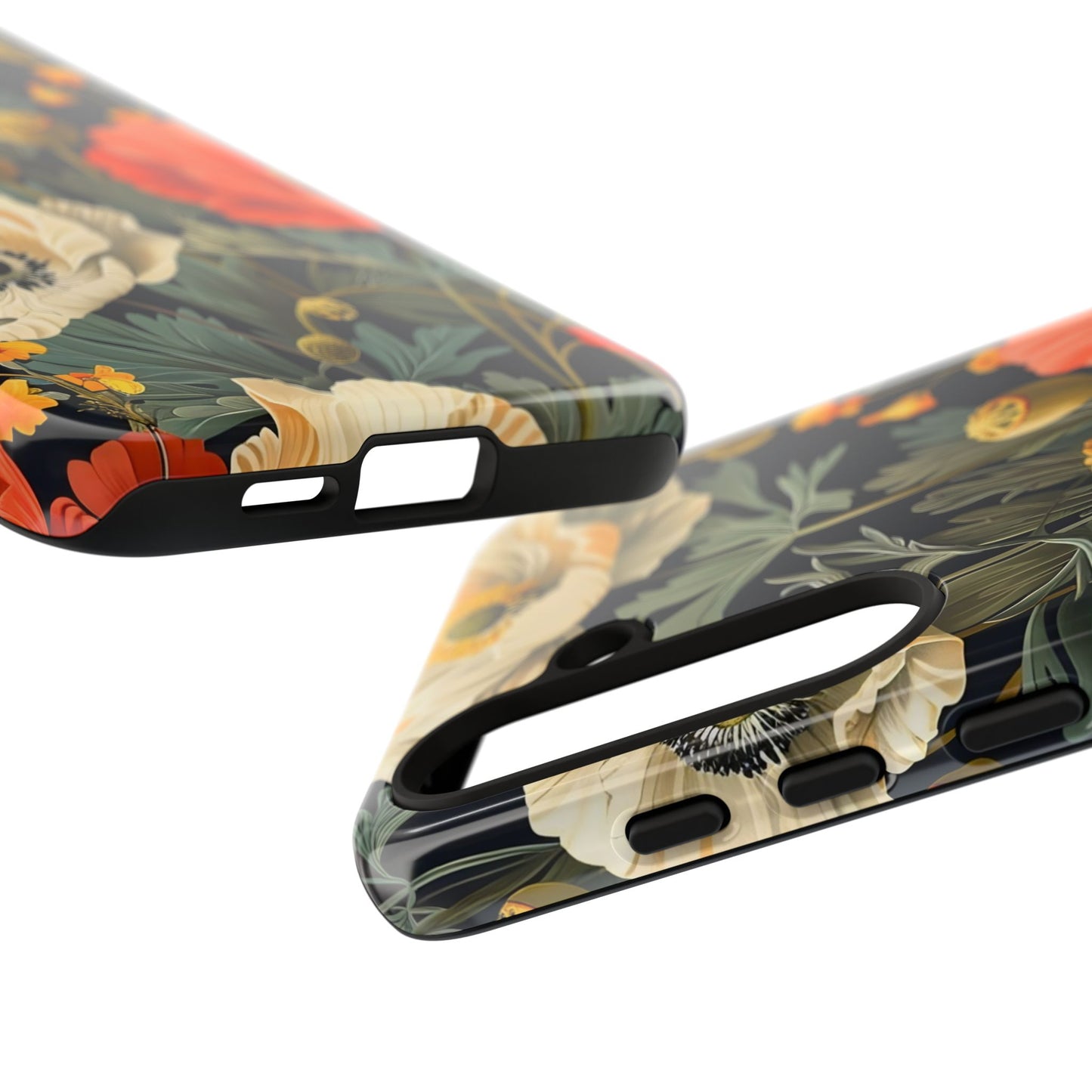 Floral Phone Case - Tough Cases with Vibrant Garden Design, Phone Accessory, Gift for Her, Spring Style, Nature Lover
