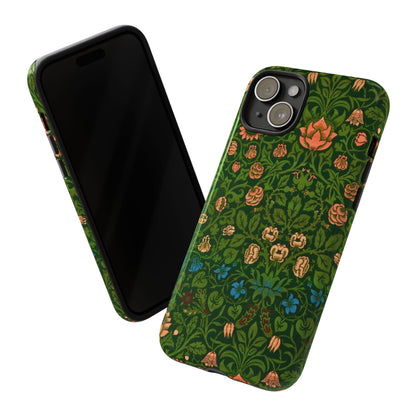 Crimson Leaf Whirl – Phone Case - Tough Cases