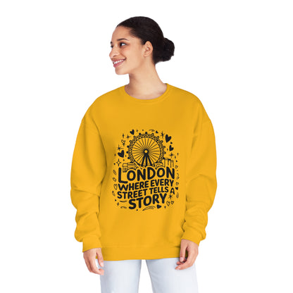 Unisex NuBlend® Crewneck Sweatshirt - London Calm Streets