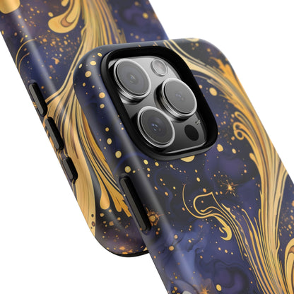 Elegant Floral Phone Case, Tough Cases for Women, Artistic Galaxy Design, Phone Cover for Cosmic Lovers, Unique Gift Idea