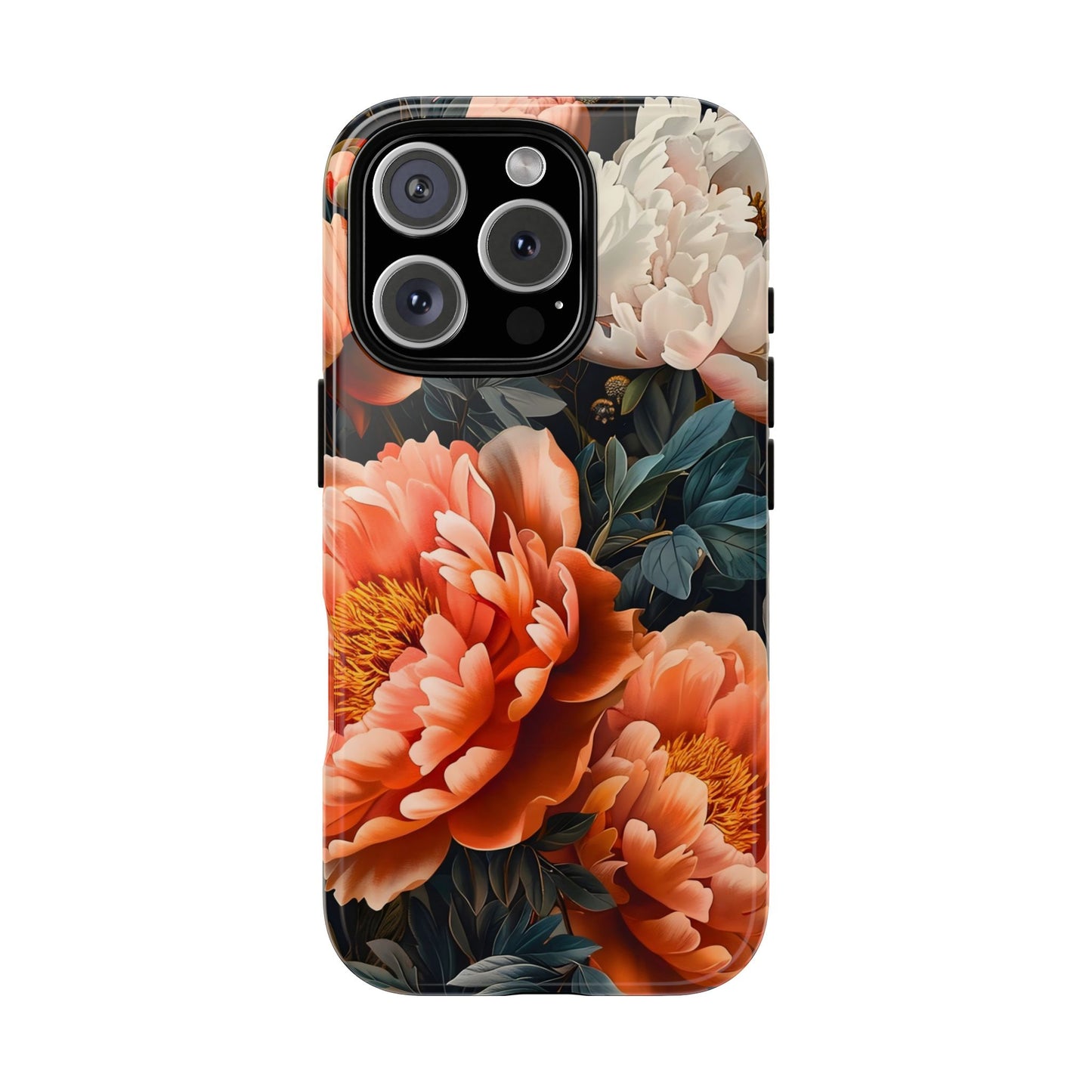 Floral Phone Case - Tough Cases, Durable Cover, Flower Design, Unique Gift, Phone Accessories
